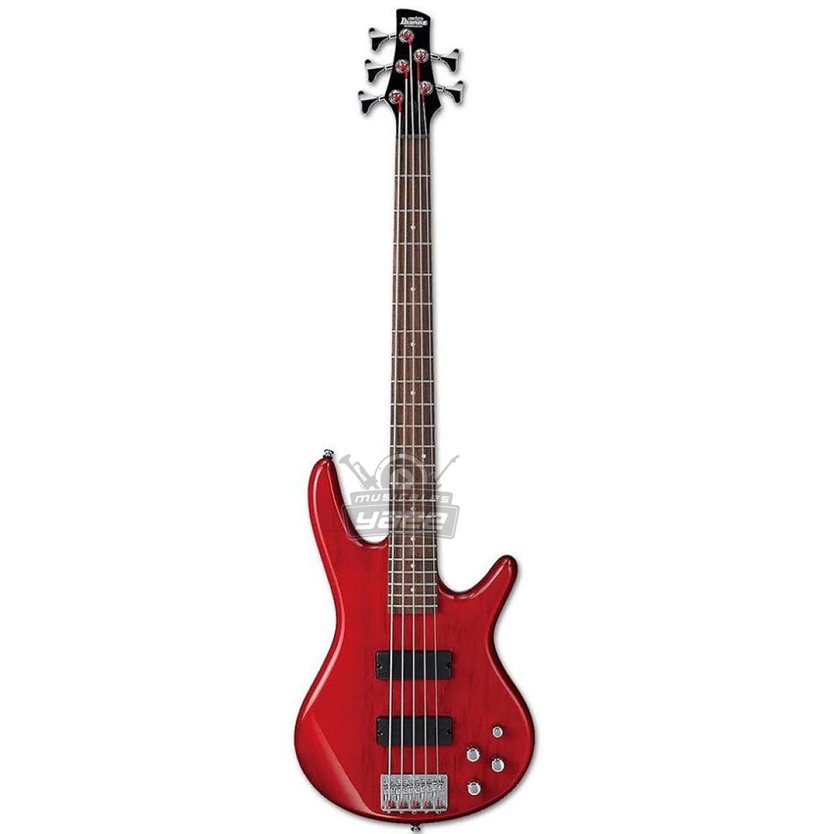 BAJO ELECTRICO IBANEZ SDGR ACTIVO 5 CUERDAS ROJO GSR205-TR